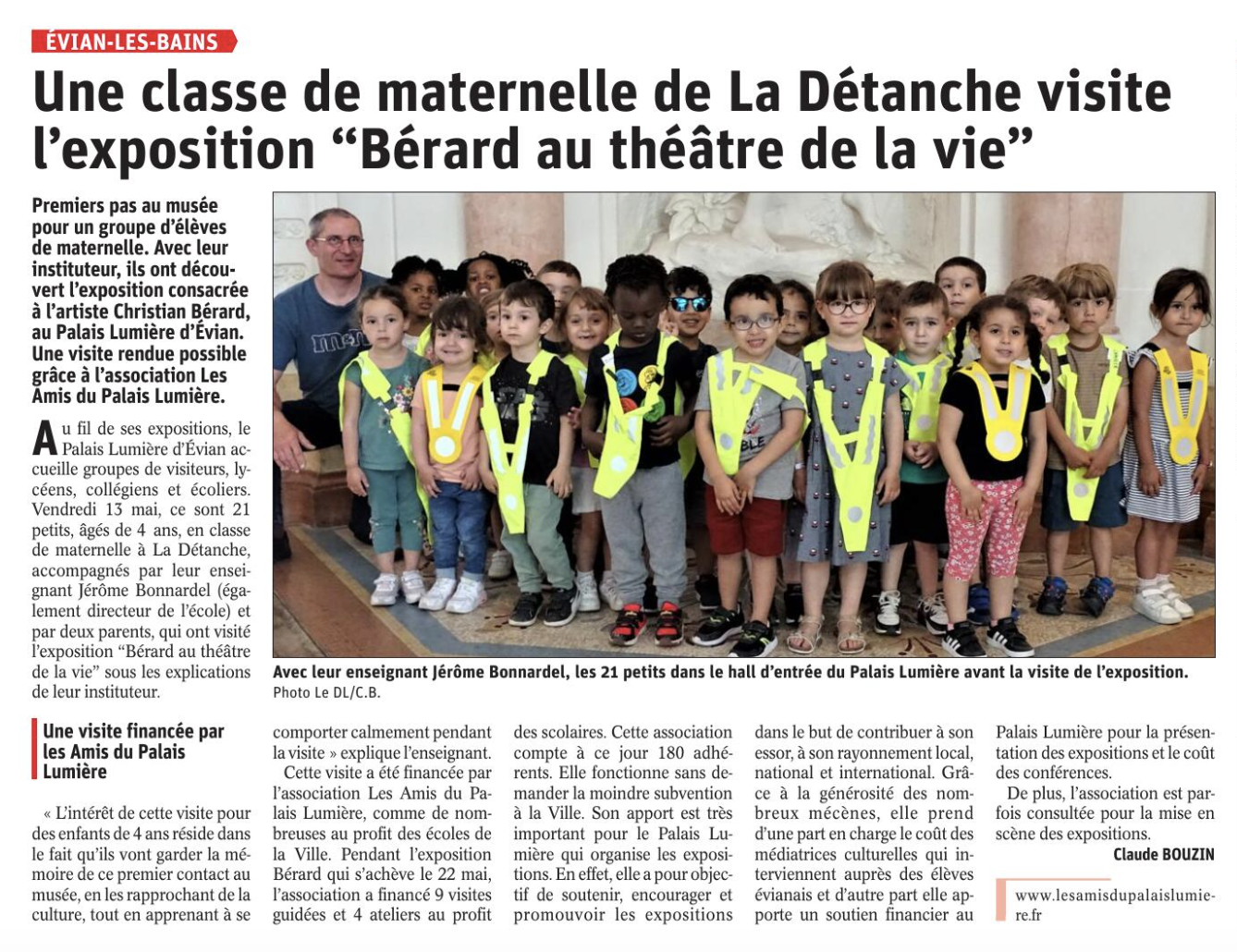 Article visite maternelles de tanche