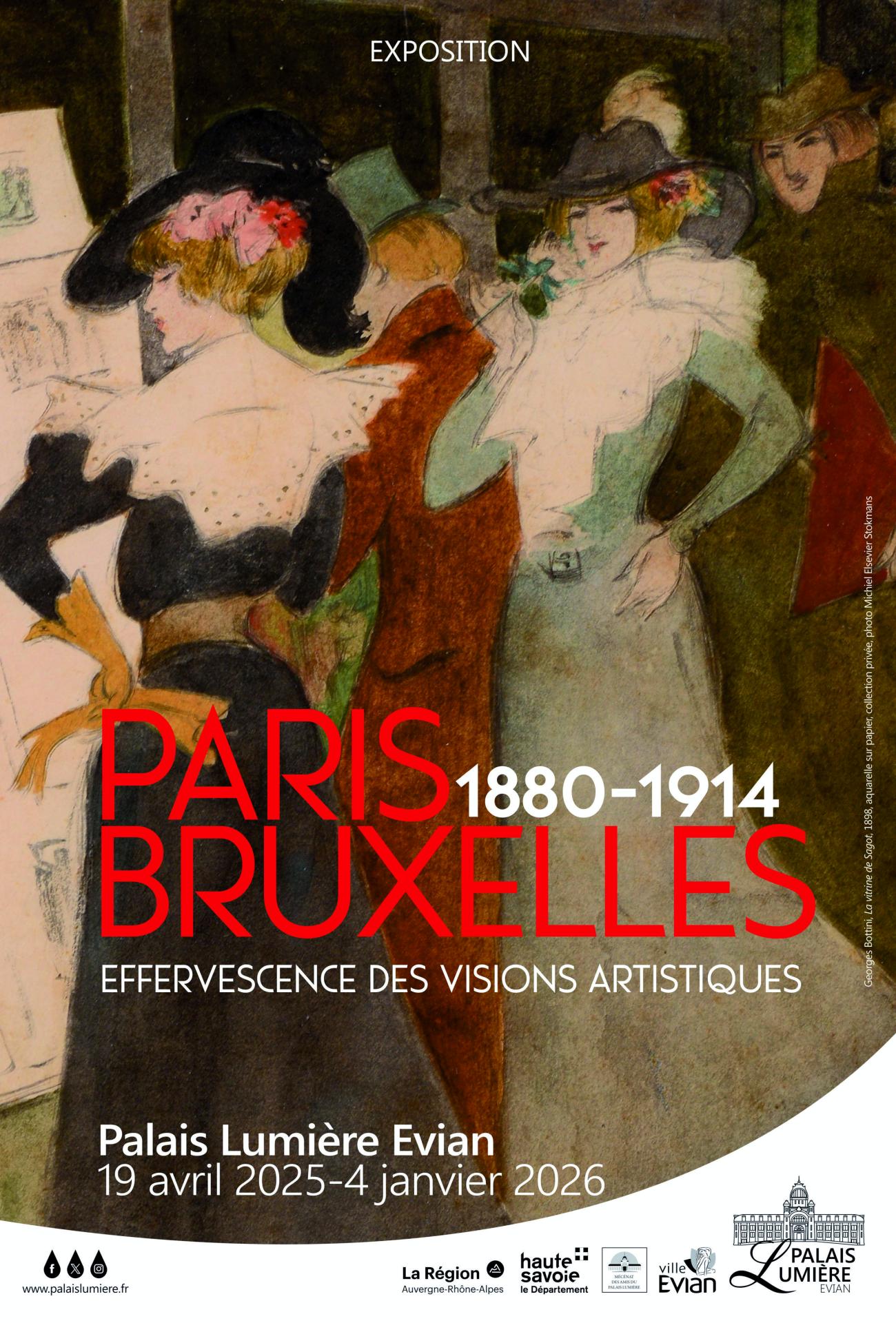 Paris bruxelles affiche